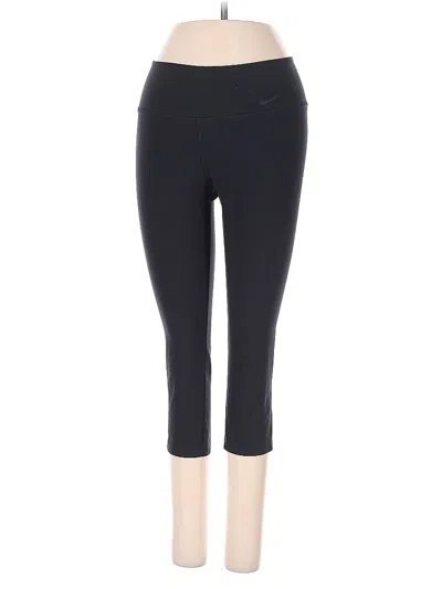 Pre-owned Nike Active Pants In Black