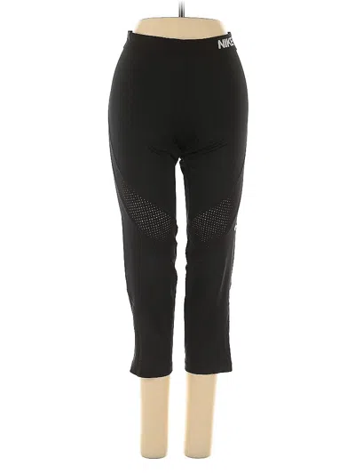 Pre-owned Nike Active Pants In Black