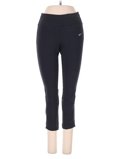 Pre-owned Nike Active Pants In Black