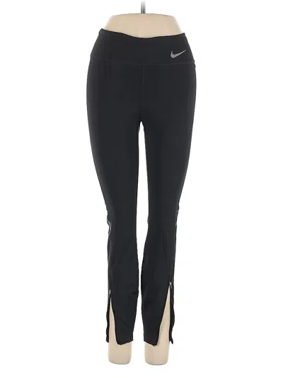 Pre-owned Nike Active Pants In Black