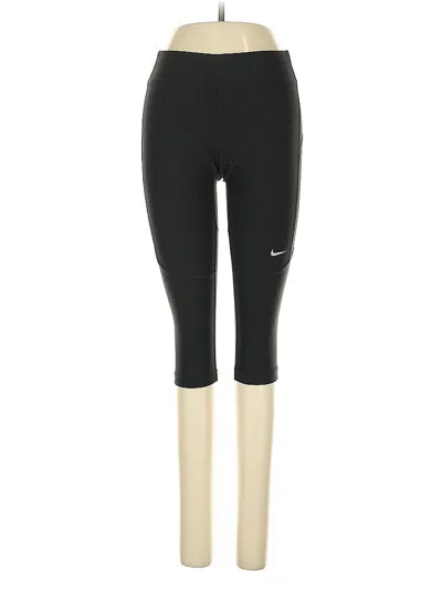 Pre-owned Nike Active Pants In Black