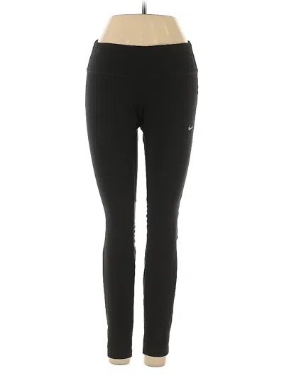 Pre-owned Nike Active Pants In Black