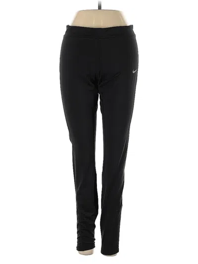 Pre-owned Nike Active Pants In Black