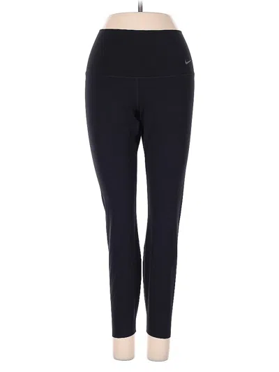 Pre-owned Nike Active Pants In Black
