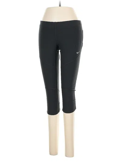 Pre-owned Nike Active Pants In Black