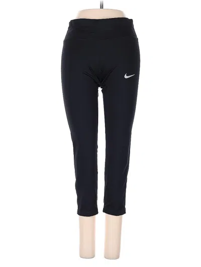 Pre-owned Nike Active Pants In Black
