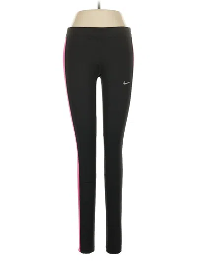 Pre-owned Nike Active Pants In Black