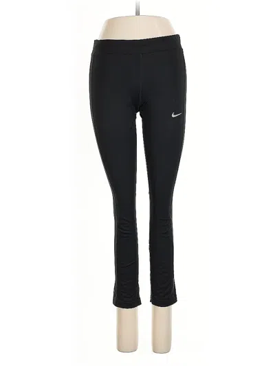 Pre-owned Nike Active Pants In Black