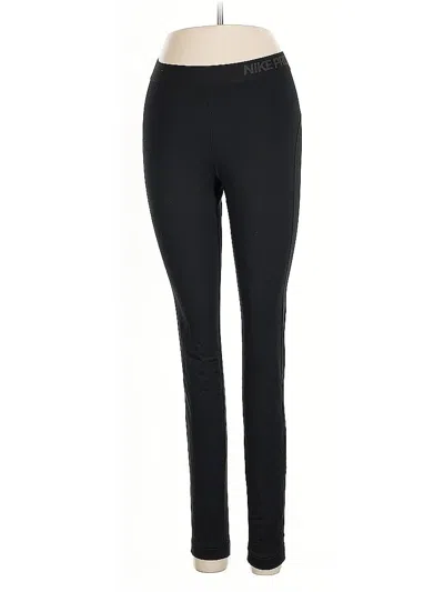 Pre-owned Nike Active Pants In Black