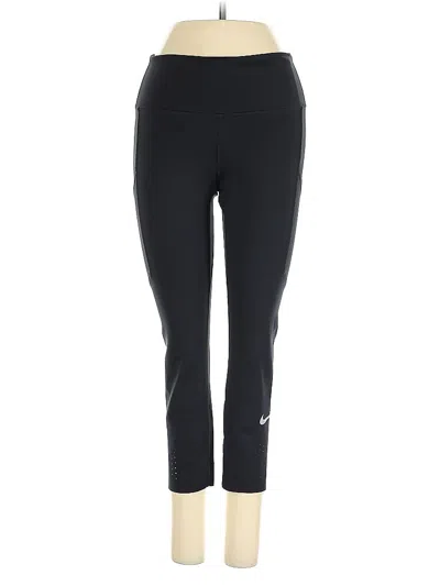 Pre-owned Nike Active Pants In Black