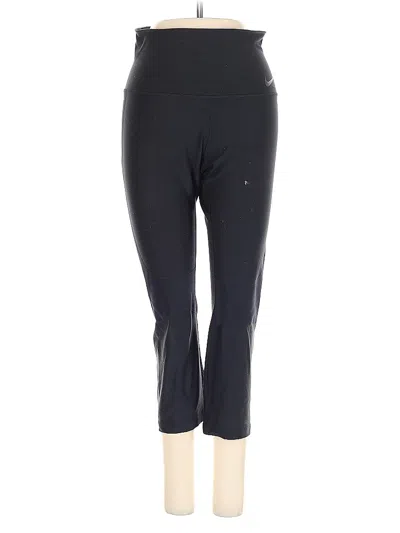 Pre-owned Nike Active Pants In Black