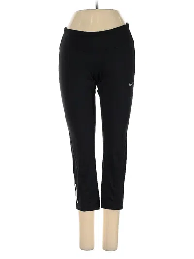 Pre-owned Nike Active Pants In Black
