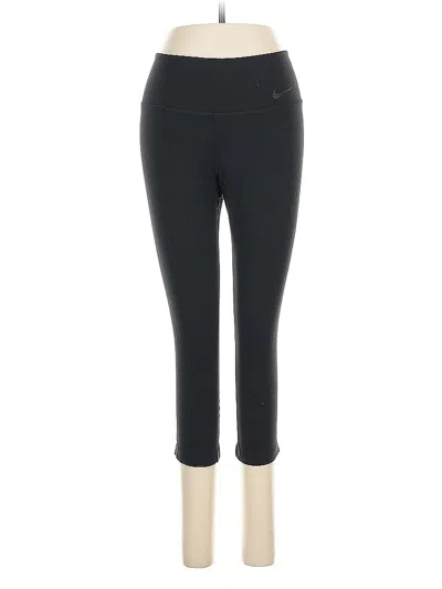 Pre-owned Nike Active Pants In Black