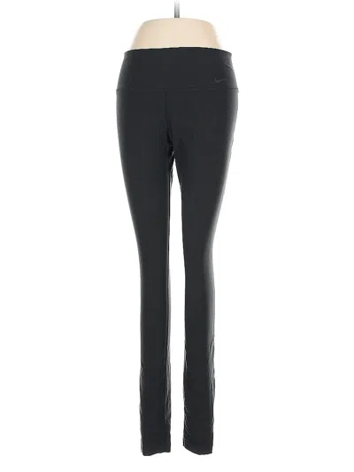 Pre-owned Nike Active Pants In Black