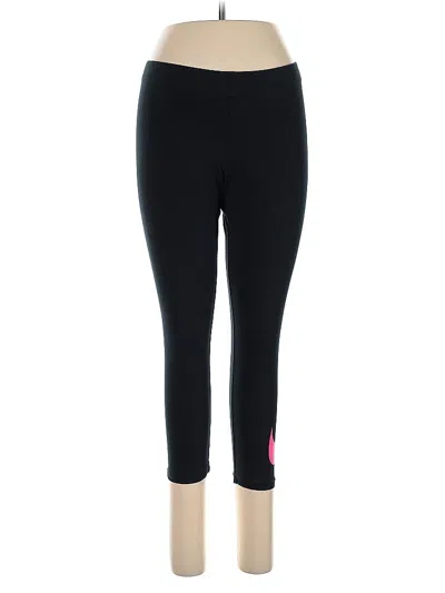 Pre-owned Nike Active Pants In Black