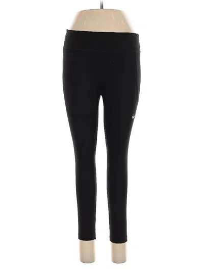 Pre-owned Nike Active Pants In Black