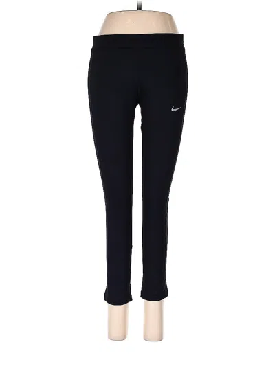Pre-owned Nike Active Pants In Black