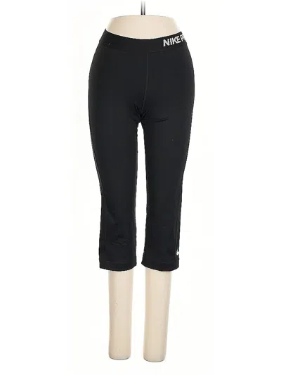 Pre-owned Nike Active Pants In Black