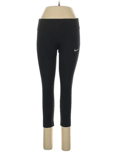 Pre-owned Nike Active Pants In Black