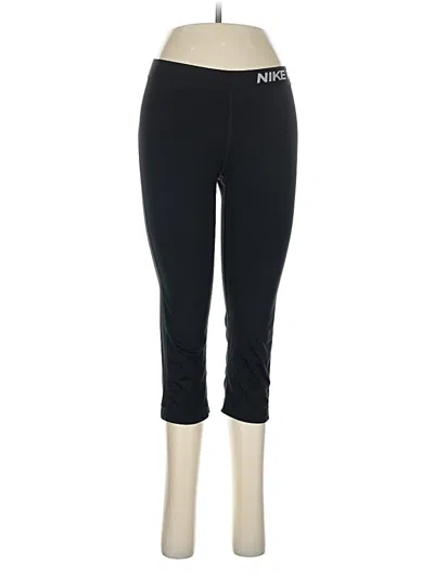 Pre-owned Nike Active Pants In Black
