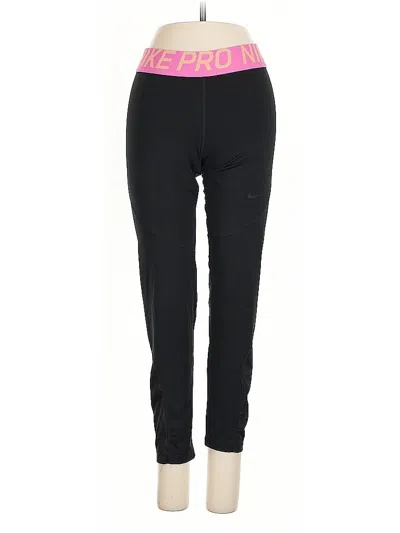 Pre-owned Nike Active Pants In Black