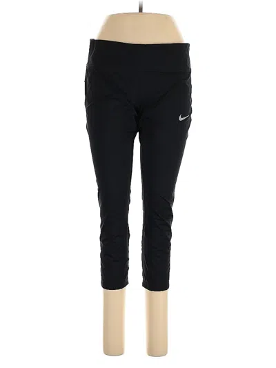 Pre-owned Nike Active Pants In Black
