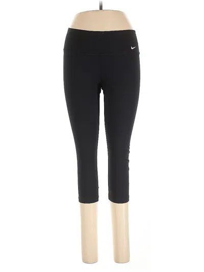 Pre-owned Nike Active Pants In Black