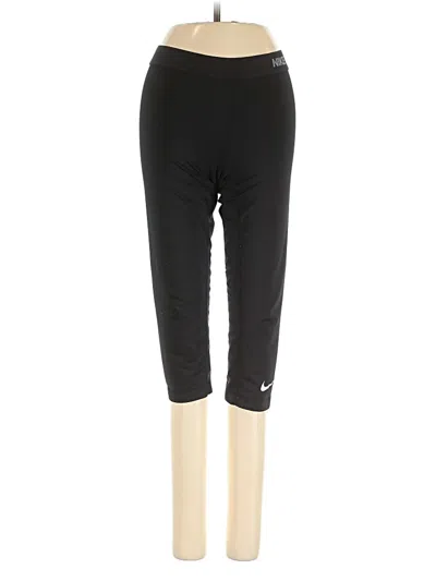 Pre-owned Nike Active Pants In Black