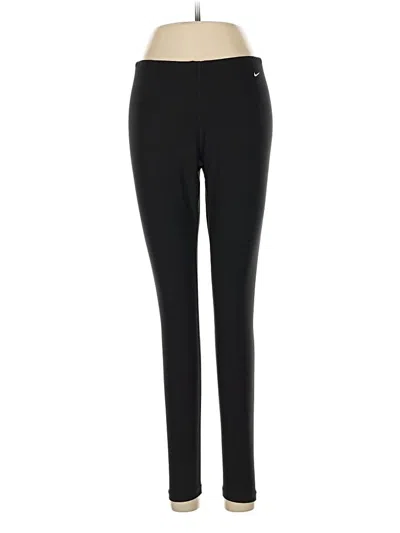 Pre-owned Nike Active Pants In Black
