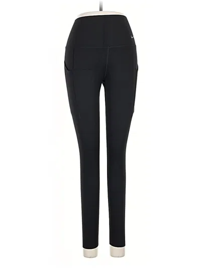 Pre-owned Nike Active Pants In Black