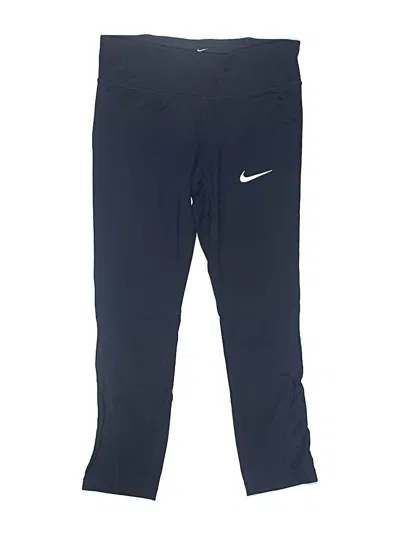 Pre-owned Nike Active Pants In Black