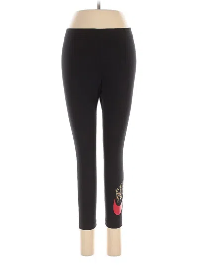 Pre-owned Nike Active Pants In Black