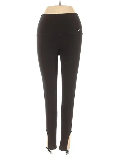 Pre-owned Nike Active Pants In Black