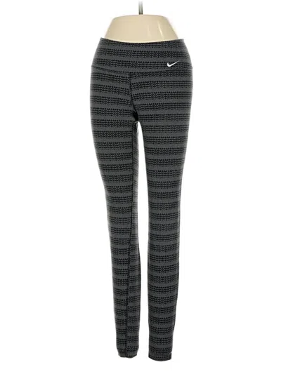 Pre-owned Nike Active Pants In Black