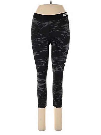 Pre-owned Nike Active Pants In Black