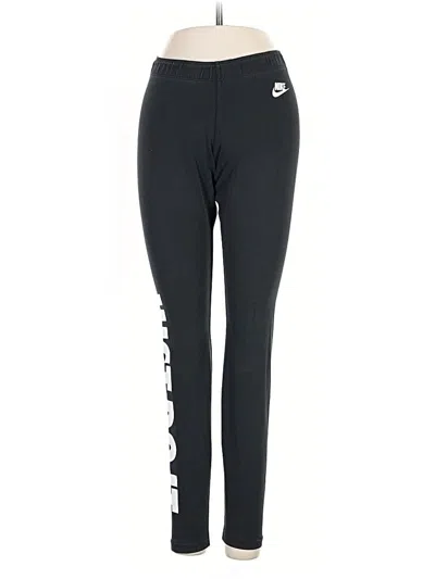 Pre-owned Nike Active Pants In Black