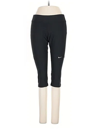 Pre-owned Nike Active Pants In Black