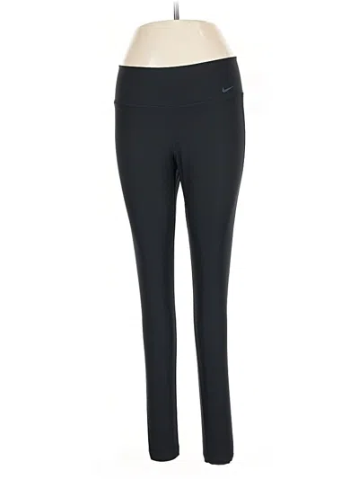 Pre-owned Nike Active Pants In Black