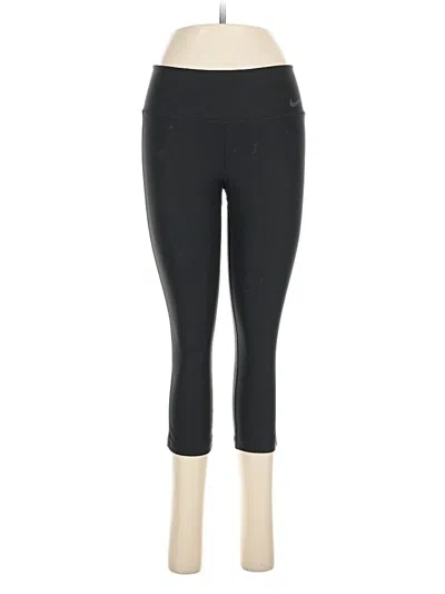 Pre-owned Nike Active Pants In Black