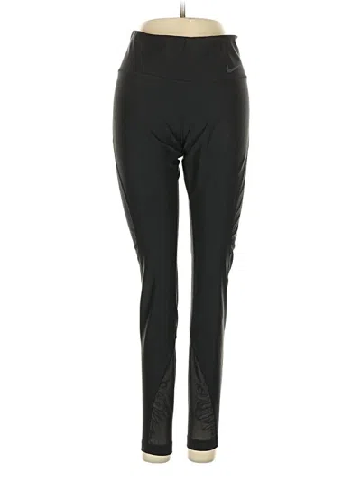 Pre-owned Nike Active Pants In Black