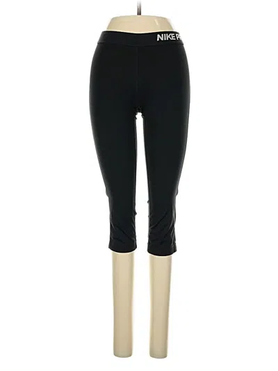 Pre-owned Nike Active Pants In Black