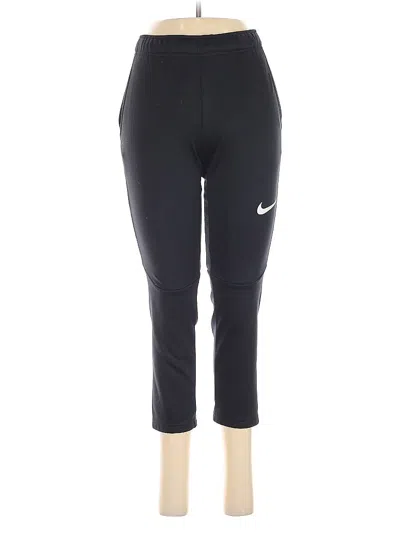 Pre-owned Nike Active Pants In Black