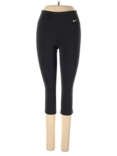 Pre-owned Nike Active Pants In Black