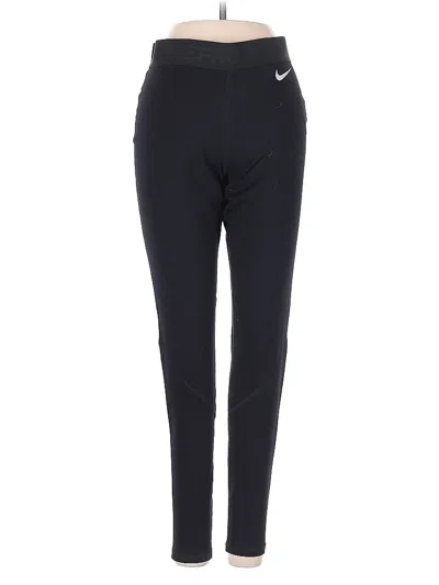 Pre-owned Nike Active Pants In Black