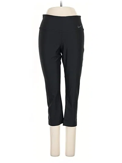 Pre-owned Nike Active Pants In Black