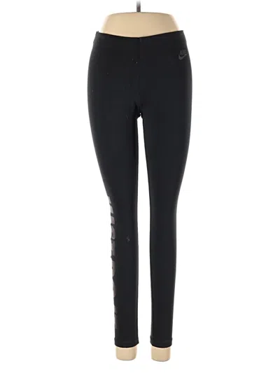 Pre-owned Nike Active Pants In Black