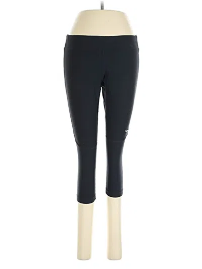 Pre-owned Nike Active Pants In Black