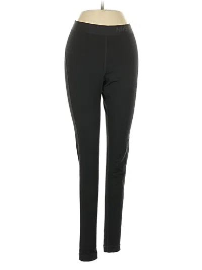 Pre-owned Nike Active Pants In Black