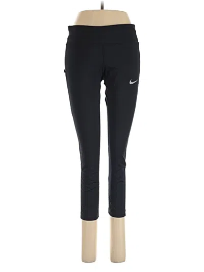 Pre-owned Nike Active Pants In Black