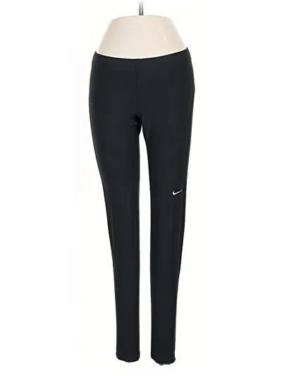 Pre-owned Nike Active Pants In Black